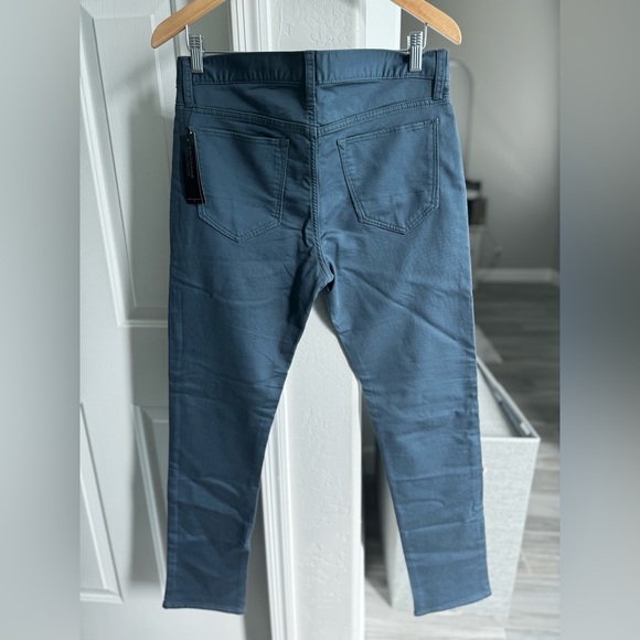 🏷️ New Men’s Banana Republic Blue Grey Travel Jean Slim Fit 31x32 NWT - Picture 6 of 6